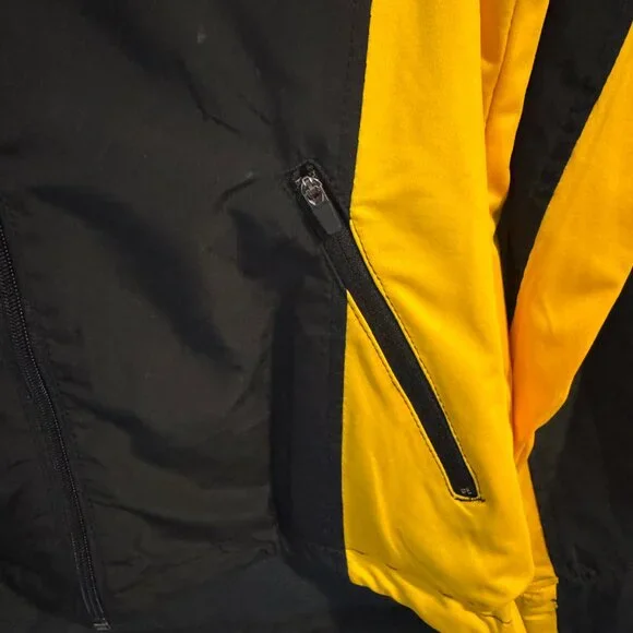 Iowa Hawkeyes Black & Yellow Windbreaker Jacket | Small - Picture 3 of 5